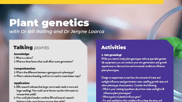 FUTURUMCareers's tweet photo. In our latest collection of #free #teacher #resources we explore #plant #genetics and #breeding with @BRRolling and @DrJLoPhD at @USDA_ARS and @UW_Hort. Learn how they are studying #carrots and conduct your own growing #experiment: https://t.co/JvgIHmGvYd https://t.co/GA01954sJO