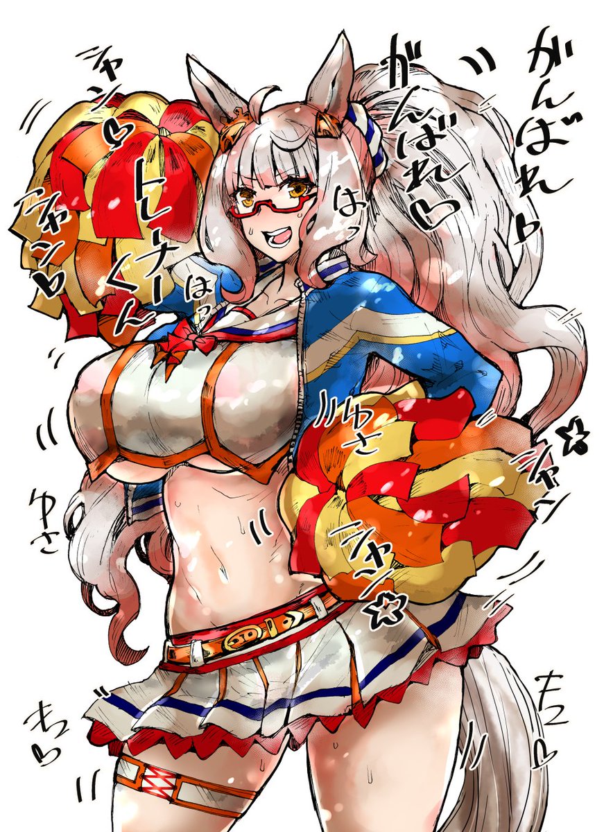 前に描いたハヤヒデ 