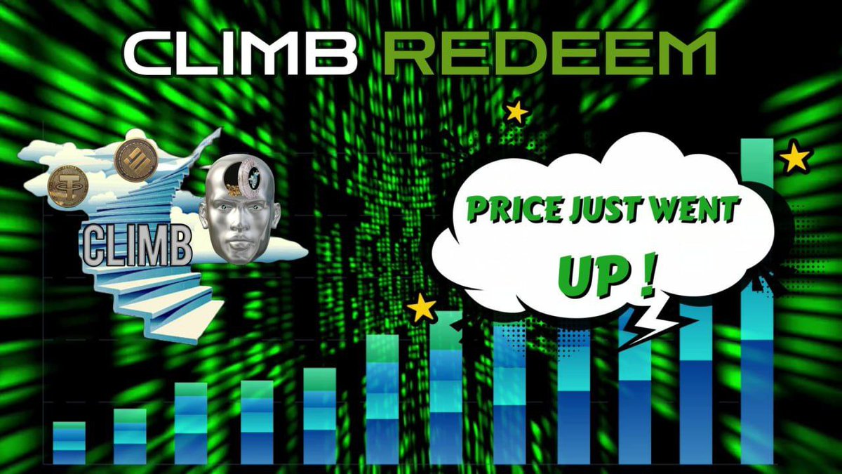 BinanceWM's tweet photo. 🤑🚀Substantial CLIMB Redeem🚀🤑

📈Seller: 0xeE5
📈Redeemed: $221.4117
📈Price Increase: +0.0111142764%
📈Current Price: $1.5745327815
📈CLIMB in Matrix: 50,095.45

https://t.co/BlRuxVDDTK

💰Invest Now: https://t.co/O5nvduY4xk💰

#BinanceWealthMatrix #CLIMBToken https://t.co/6YuyoZX7aA