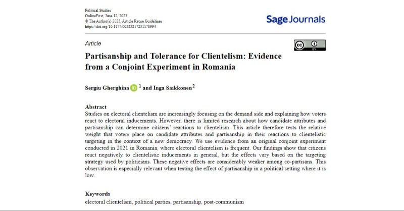 Political Studies (@polstudies) on Twitter photo OPEN ACCESS in <a href="/PolStudies/">Political Studies</a>: Sergiu Gherghina & <a href="/ialsaikkonen/">Inga A.-L. Saikkonen</a> argue citizens react negatively to clientelistic inducements in general, but the effects vary based on the targeting strategy used by politicians. journals.sagepub.com/doi/full/10.11…
<a href="/PolStudiesAssoc/">Political Studies Association</a> <a href="/SAGECQPolitics/">Sage Politics</a> #polsci OPEN ACCESS in <a href="/PolStudies/">Political Studies</a>: Sergiu Gherghina & <a href="/ialsaikkonen/">Inga A.-L. Saikkonen</a> argue citizens react negatively to clientelistic inducements in general, but the effects vary based on the targeting strategy used by politicians. journals.sagepub.com/doi/full/10.11…
<a href="/PolStudiesAssoc/">Political Studies Association</a> <a href="/SAGECQPolitics/">Sage Politics</a> #polsci