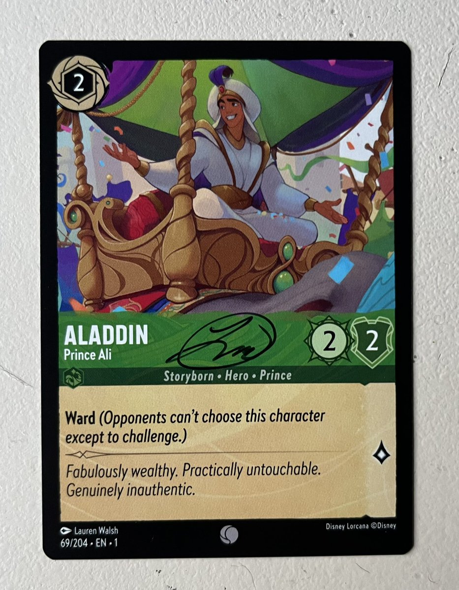 illumiteers's tweet photo. 🚨Another Lorcana Giveaway!🚨
@LaurenWalshArt signed Aladdin and delightful print! 

To enter: 

1. Follow our Twitter!
2. Comment ur favorite #Lorcana artist! 
3. Retweet this post!
4. Extra entry follow our YT channel https://t.co/7euoCR6lGV

Drawing: Friday-08/11 https://t.co/U0vzUh0XRd