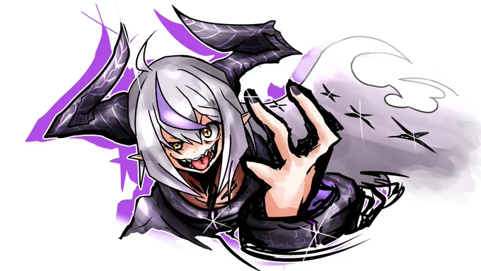 手癖全開で描いたラプ様。(満足 #laplus_Artdesu #hololive