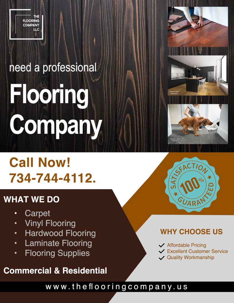 theflooringcompany.us

#TheFlooringCompanyLLC #FlooringMichigan #LivoniaMichigan #HardwoodFlooring #LaminateFlooring #VinylFlooring #Carpet