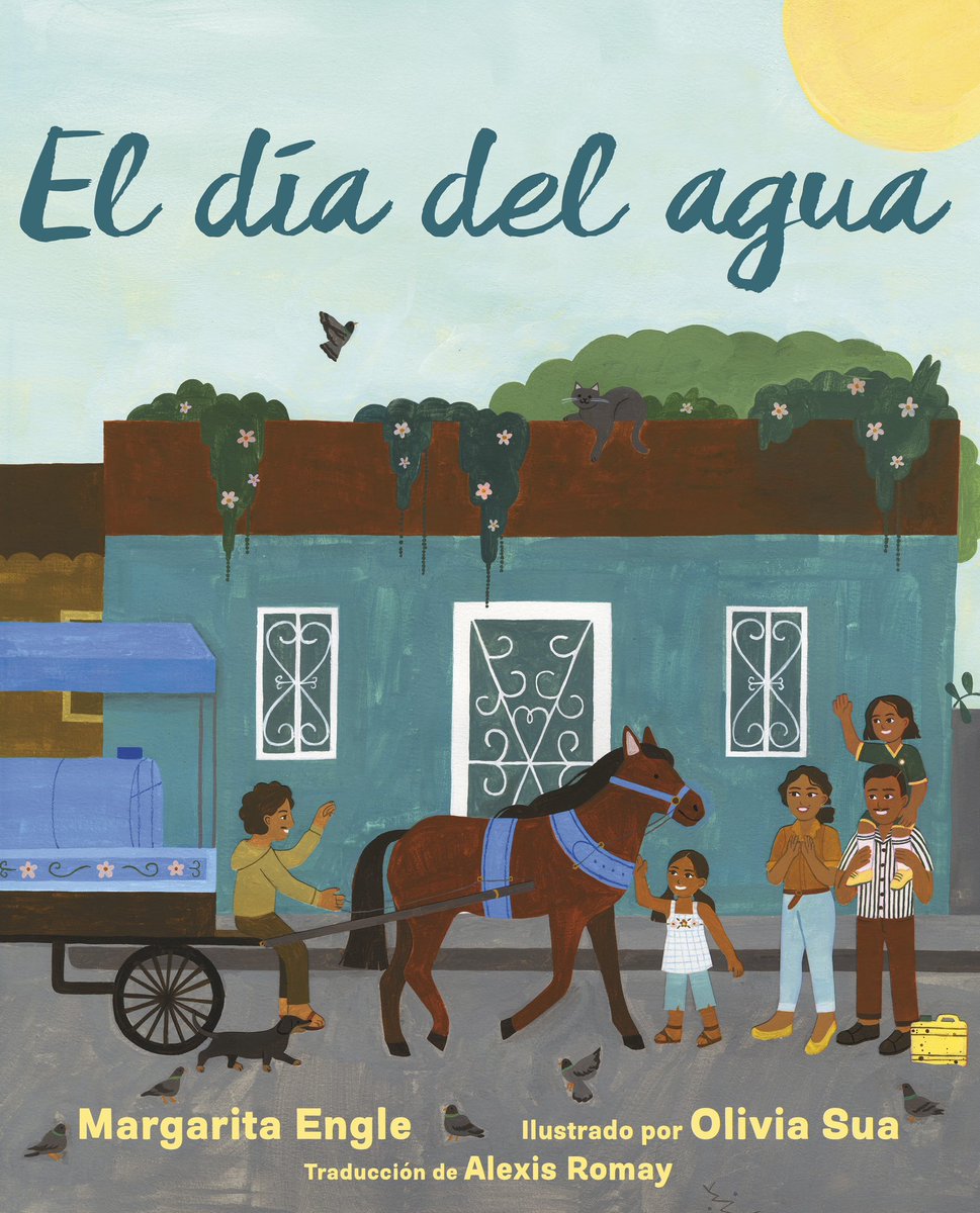 #WaterDay will be released two weeks from today. Thank you to anyone who has pre-ordered! Beautiful illustrations by @OliviaSua3 and translation by @Aromay. @SimonKids #LatineBooks #LatinxBooks #StemBook #water #Cubabooks #childrensbooks #poetry