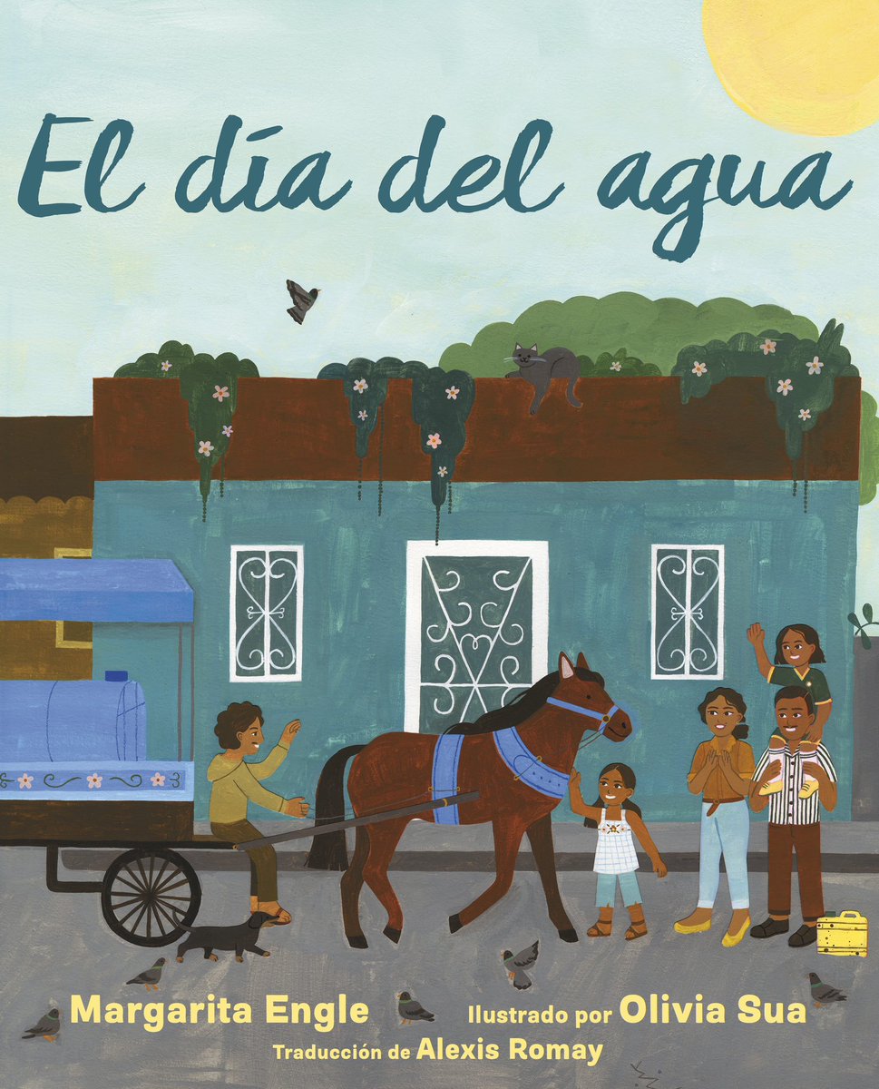 #WaterDay will  be released two weeks from today. Thank you to anyone who has pre-ordered! Beautiful illustrations by <a href="/OliviaSua3/">Olivia Sua</a> and translation by <a href="/Aromay/">Alexis Romay</a>. @SimonKids #LatineBooks #LatinxBooks #StemBook #water #Cubabooks #childrensbooks #poetry