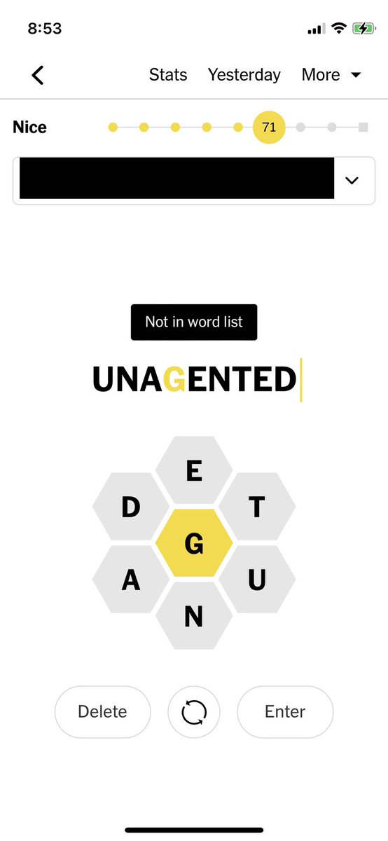 Oh, I assure you this is a word! And it should be a pangram too lol