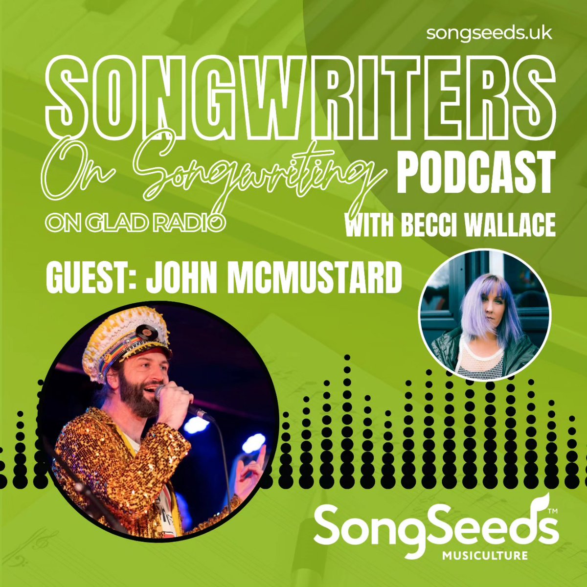 COMING SOON... 
I've been working on some #podcasts for @gladradio 
First round now complete. Its a geeky, sprawling breakdown of #songs that Scottish artists write and why and the conversations that come from that
Keep your peepers peeled :) 
Sponsored by @SongSeedsMusic