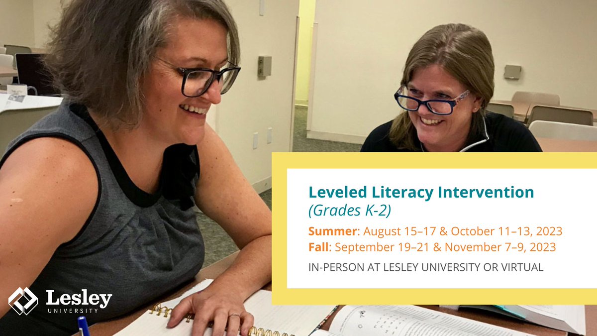 CTRLIT_Teaching's tweet image. Learn how to use the #LeveledLiteracyIntervention systems to accelerate your students’ literacy and learning progress in grades K-2. 📣REGISTRATION CLOSES FRIDAY! 

Register here: CRRLC.LESLEY.EDU/SU23-LLI-K-2 
#literacy #literacyintervention #LLI