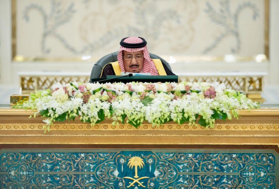 alhafaredu's tweet photo. #خادم_الحرمين_الشريفين يرأس جلسة #مجلس_الوزراء. https://t.co/Ygb1zRrgvk