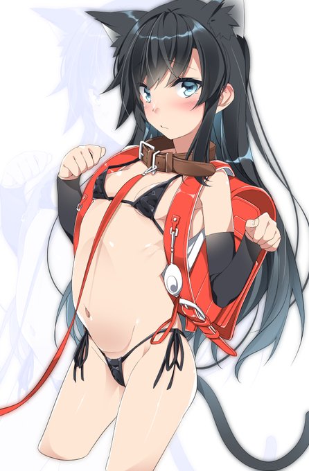 ネコミミマイクロビキニランドセル朝潮ちゃん 
