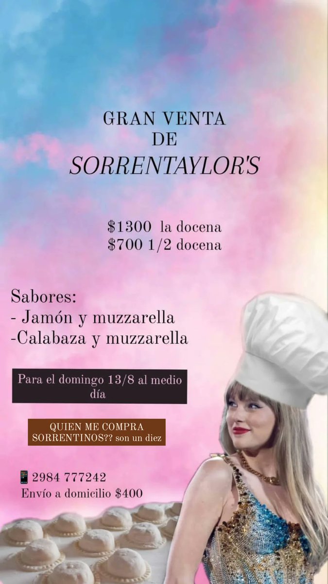 ObBeinaravicius's tweet photo. Buen día gente, estoy vendiendo sorrentinos con una amiga. Realmente son muy ricos, así que si quieren probarlos ya saben 🧚‍♀️🫶🏻 https://t.co/0IgtFpzoys