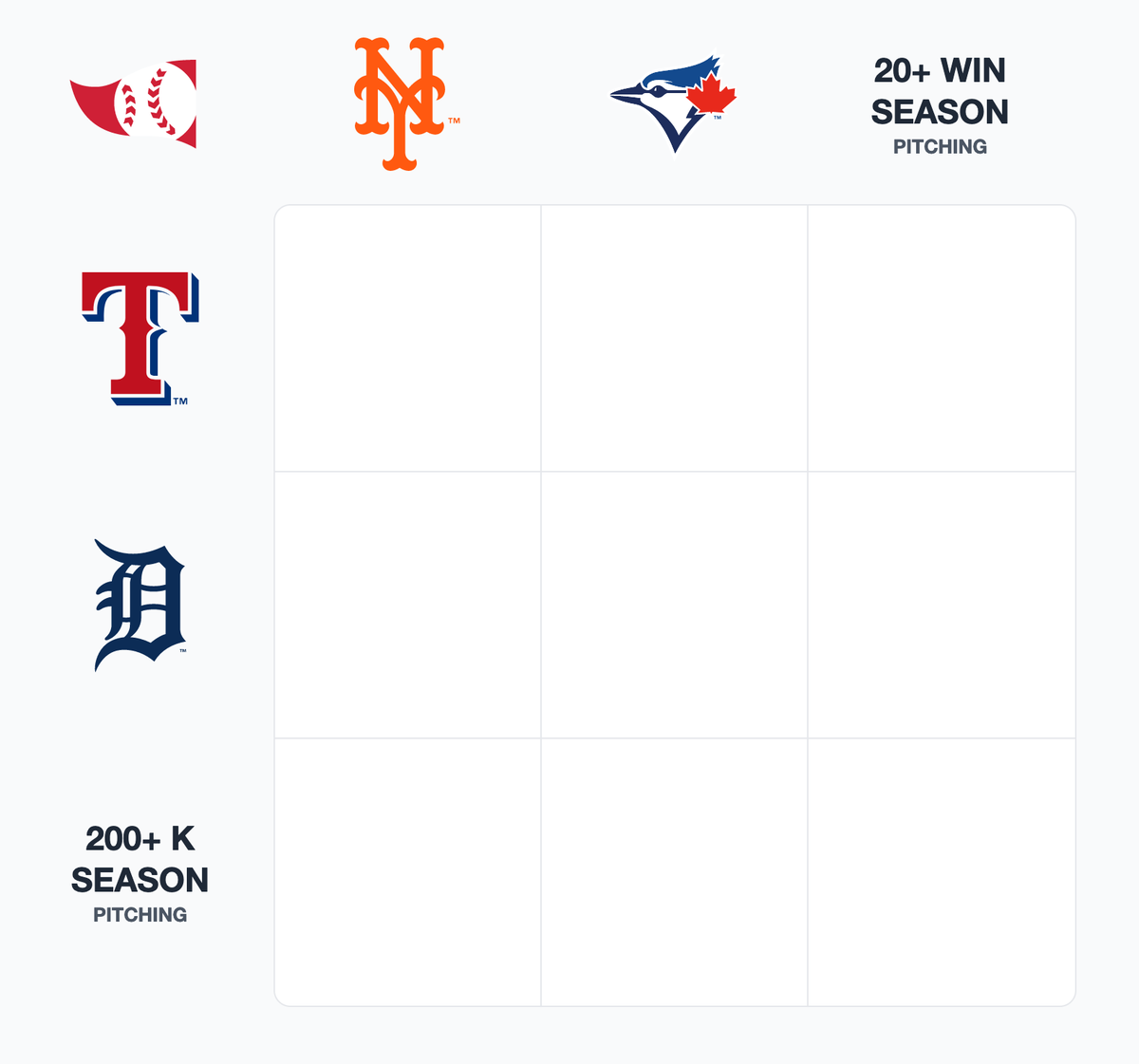 immaculategrid's tweet photo. ⚾ Immaculate Grid 128
#immaculategrid
https://t.co/H0wYiwIOPE
Retweet or reply with your score! https://t.co/q7DbVyGlWg
