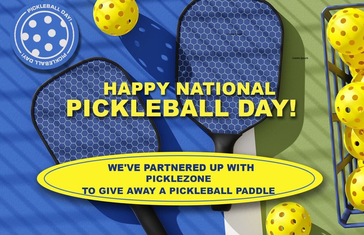 Happy National Pickleball Day!

We've partnered up with <a href="/pickle_zone/">PICKLEZONE</a> to give away a new pickleball paddle!

How to enter:
1. Follow <a href="/WorldPlayLeague/">World Play League</a> &amp; <a href="/pickle_zone/">PICKLEZONE</a>
2. Like and Retweet this Tweet
3. Tag your pickleball partner in the replies ⬇️

📅 Winner will be selected TONIGHT
