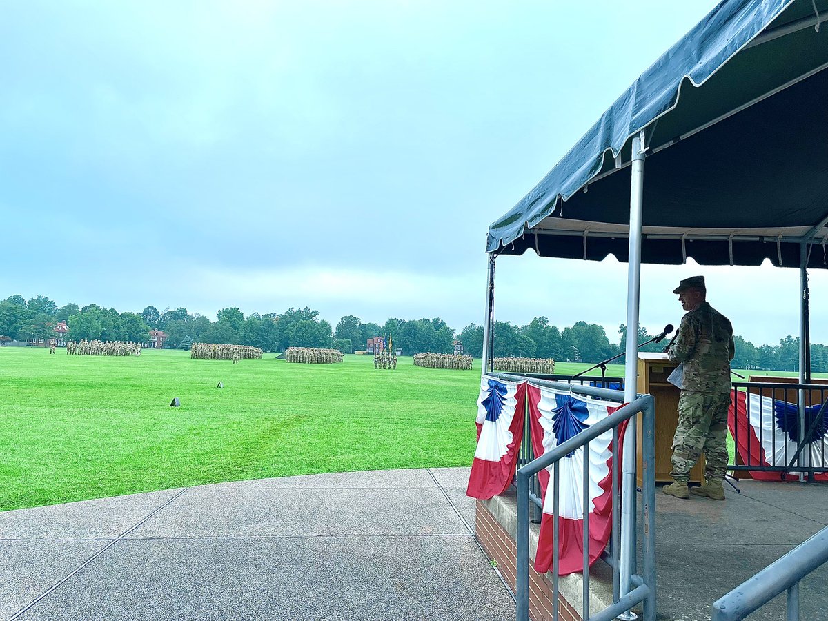 USArmy_G1's tweet image. @USArmy is breeding leaders every day on behalf of our nation through the @ArmyROTC. @TRADOC executes #AdvancedCamp every year, under the direction of @TradocCG, @CG_ArmyROTC &amp;amp; @AmandaAzubuike. LTG @DougStittArmy was honored to speak to #CST2023 graduates today @FortKnoxKY.