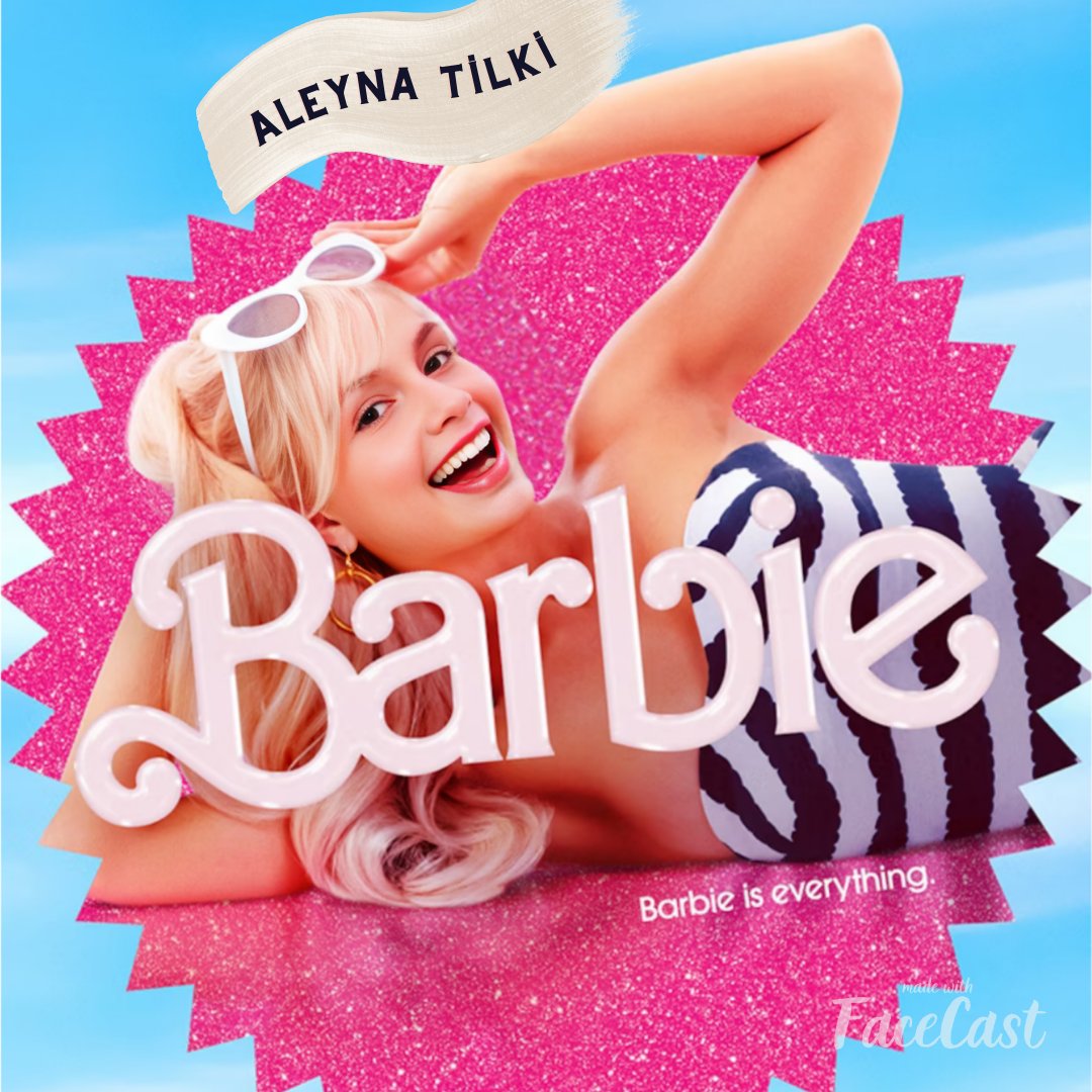 FacecastApp's tweet photo. She was already Barbie before the movie, why not a new career in Hollywood? @aleynatilki https://t.co/hXqP1JDVO8