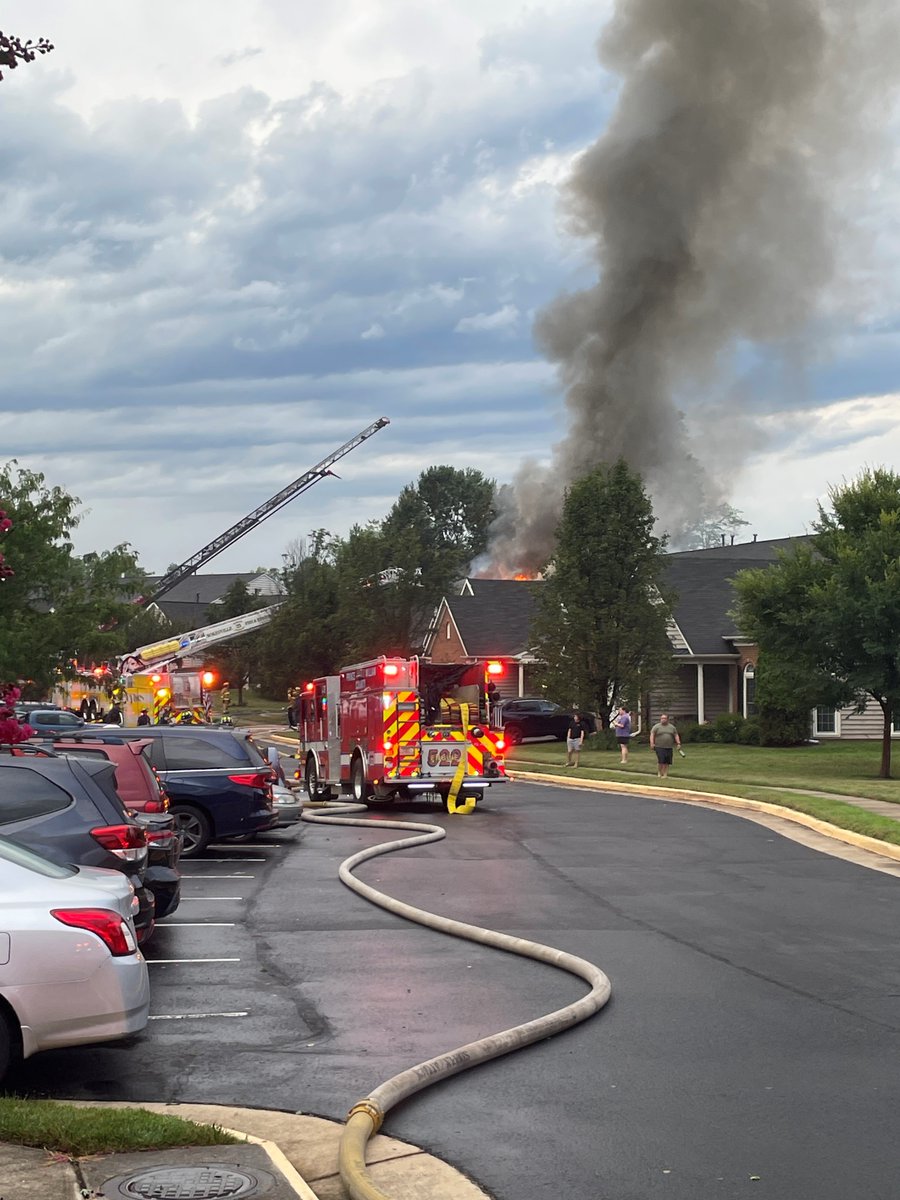 PWCFireRescue's tweet photo. Townhouse Fire
6:57 PM
Monday, August 7, 2023

Yesterday evening, units dispatched to 8000 blk Montour Heights Drive (Gainesville) for reported townhome fire. Home’s occupants smelled smoke, searched home discovered heavy smoke in attic.  
https://t.co/qF9SXg5oG3 https://t.co/BiVt9XT724