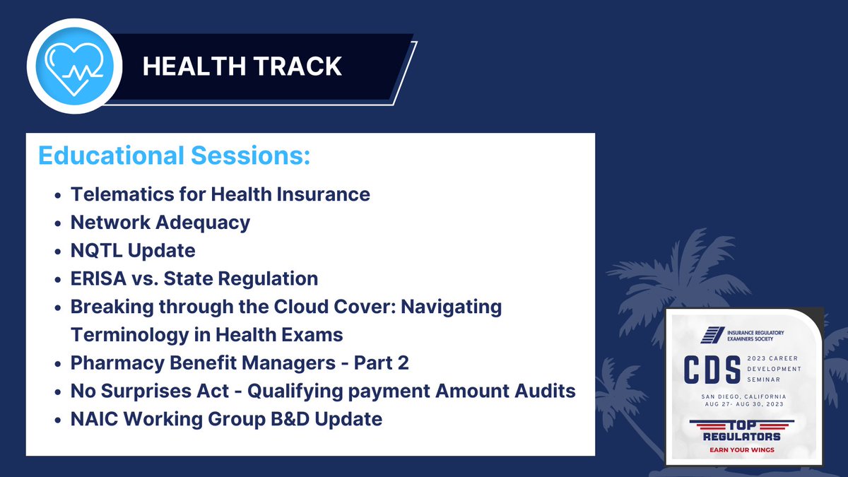 go_IRES's tweet photo. 👩‍⚕️ You won't want to miss the sessions in the Health Track at 2023 CDS

2023 CDS features six robust tracks which include 48 educational sessions! There is still time to register!

Check out the CDS website to explore the full list of tracks and sessions: https://t.co/YePZ70LTyc https://t.co/Z6yM2VAW4t