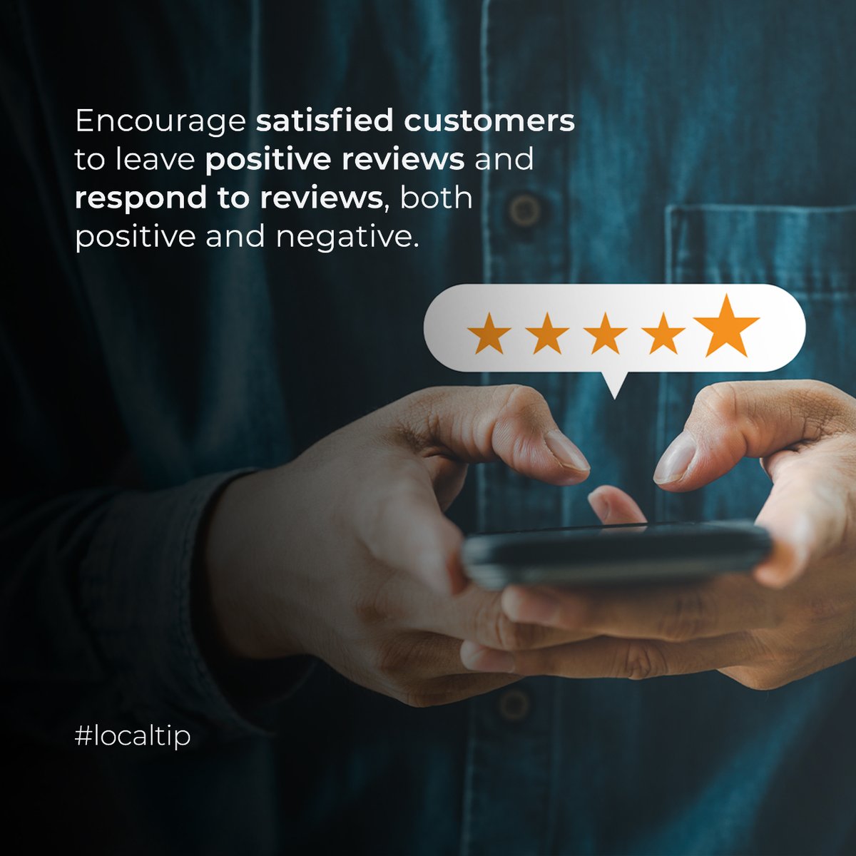 pinmeto's tweet photo. Local Tip: Encourage satisfied customers to leave positive reviews and respond to reviews, both positive and negative. ✍️

#localseo #localmarketing #marketing #seo #localsearch https://t.co/AYOEh4L1da