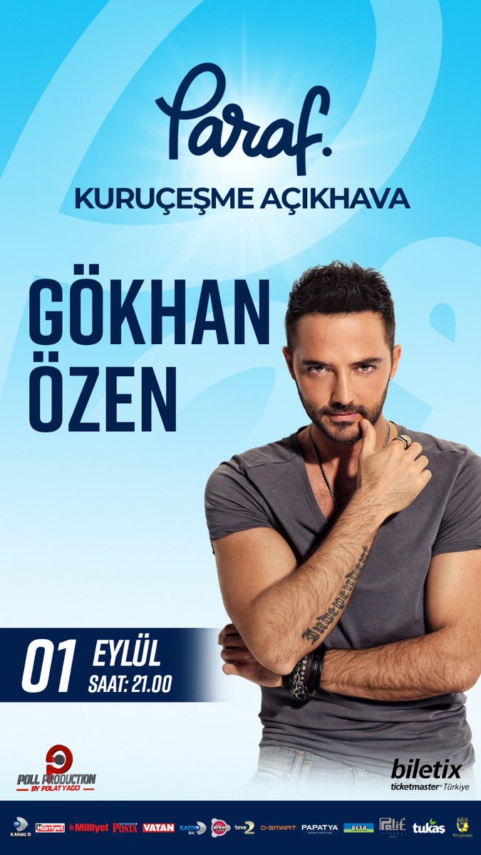 Beklenen gün sonunda geldi 🔥🔥 Yıllar sonra ilk buluşmamız İstanbul’da! Yakında başlayacak olan Avrupa Turnesi öncesi Türkiye’deki sevenlerimle buluşmadan yola çıkmak olmazdı. İlk konser tek konser Paraf Kuruçeşme Arena’da şimdi kimler geliyor elleri bir görelim ? 🤣✌️
