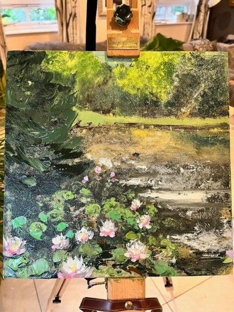 HoptonHall's tweet photo. The winning artists have today been chosen by the Hopton Hall and Henfox team for the Hopton Hall 'Month of Art'.

The winning professional artist is: Tim Rose and his painting of the Gardens.

Congratulations to the winning artists, who will each be awarded a £1000 commission. https://t.co/PzasBpaVsX