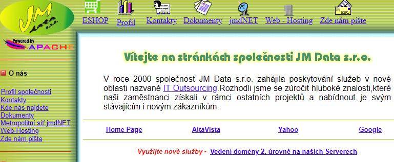 MartinSova's tweet photo. I v roce 2023 můžete stále podnikat s webem z roku 1999😁 https://t.co/yVSovrHGYB