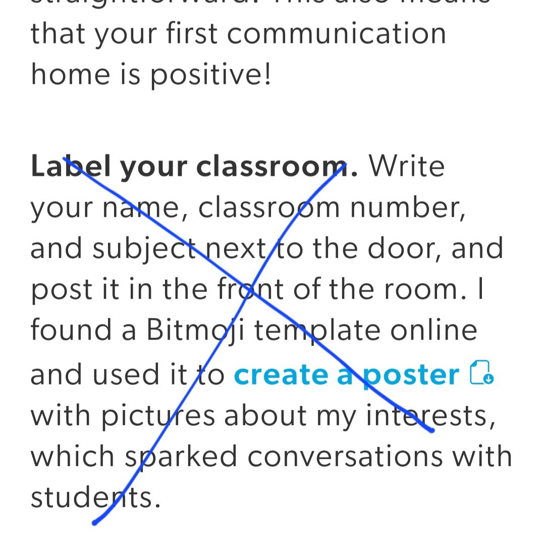 <a href="/edutopia/">edutopia</a> Not allowed! They actually prevent us from posting teacher names outside classroom due to possibility of active shooter looking for a particular class. Yes! That's what it's like to teach now. Please vote to help!