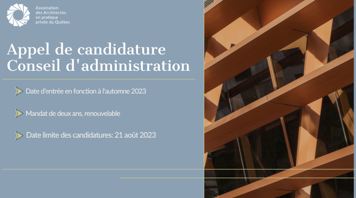 ARCHITECTES AAPPQ tweet media