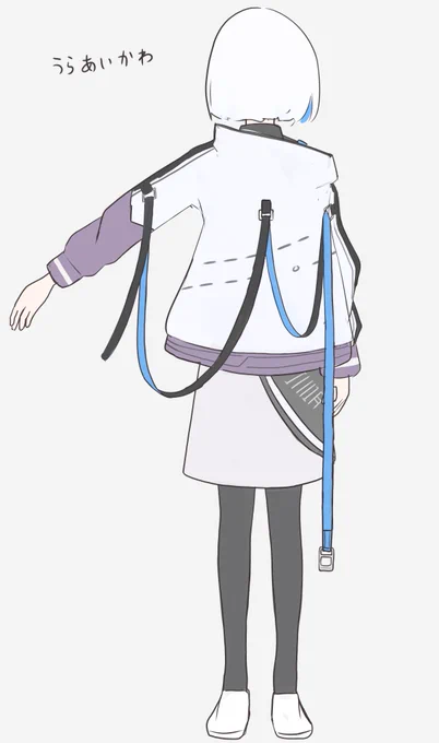 雑ですが裏側をつくりました。うらあいかわ 