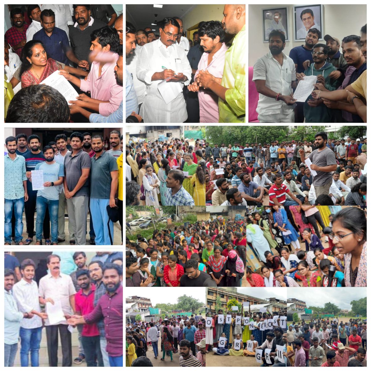 v_AjayKumar5's tweet photo. As a Chairman of @TSPSCofficial who has a deep understanding of the challenges faced by students,we are hopeful that you can empathize with Our situation.
Sir,we respectfully urge U to plz consider postponing the Group2 exams.#postponegroup2 @KTRBRS @TelanganaCS @TelanganaCMO https://t.co/GQH7mFZyeJ