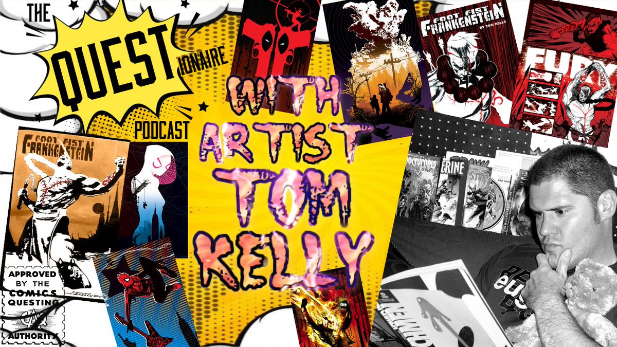 QUESTionairePC's tweet photo. #RandyNunley &amp; @evilkalman were both pleasures to have on the show. Check their #QUESTS out now! Tonight we got @AlexCormack4 &amp; tomorrow @Tomkellyart as #TheQUESTionaire keeps digging into the minds of some great #Creators #ComicBooks #Podcast #Interview 

https://t.co/ticzua6m9m https://t.co/8xTXjuT8OA