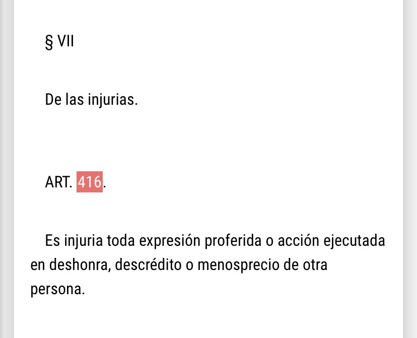 cgajardop's tweet photo. No es sólo una opinión.  Es un delito de injuria. https://t.co/IpYsOAXcdD