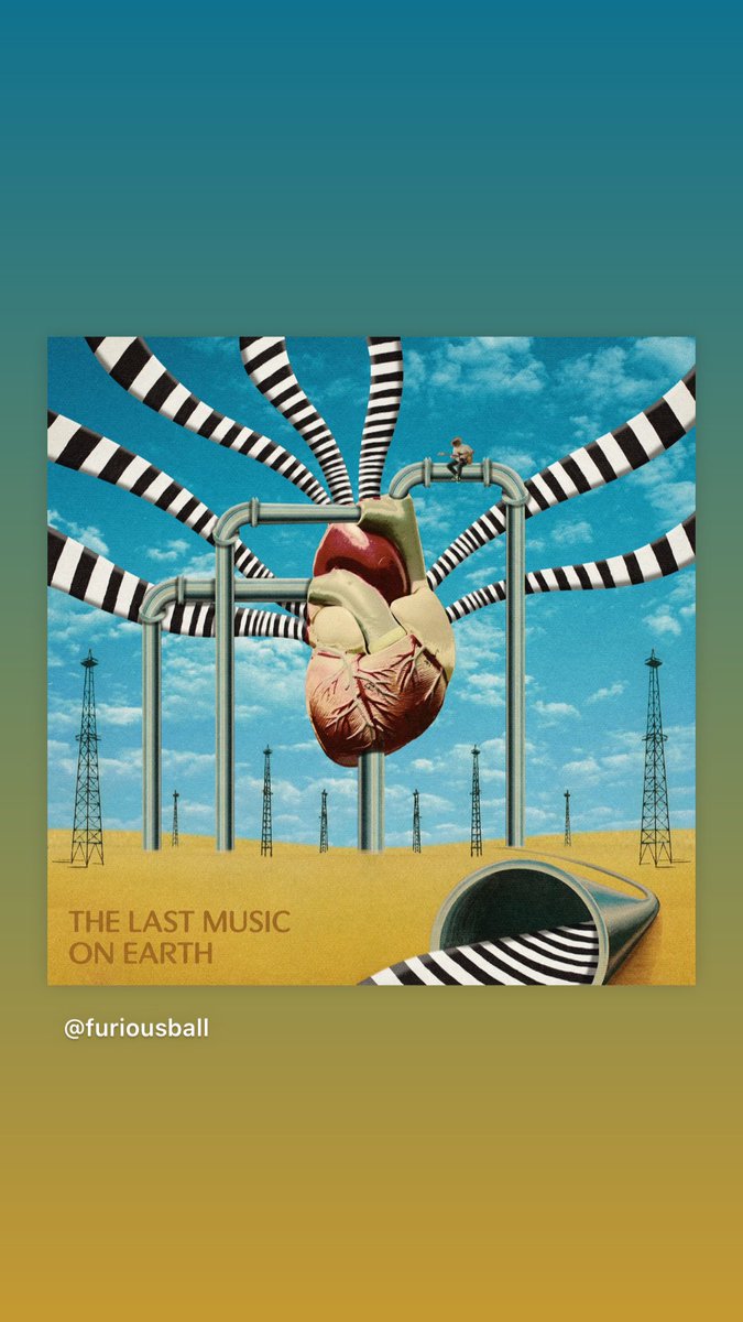 furiousBall's tweet photo. Out now, "The Last Music on Earth". Link in bio to purchase. Available on all streaming services now! Go get it! 
Art: @its.cone 
🎉🌜🕺 

#indiemusic #supportlocalmusic #furiousball https://t.co/M3VHoca2JA