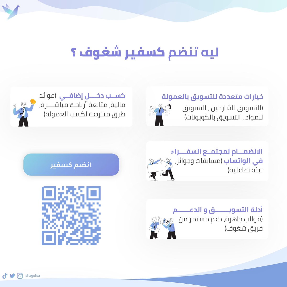 shagufsa's tweet photo. تعرف أكثر على سفراء شغوف وكن جزء منهم 🏆

انضم الآن 👇🏻

https://t.co/nJUHX6mySU https://t.co/h6As15JXNm
