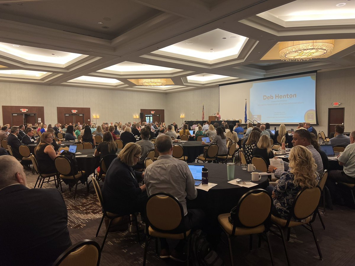 MNAssocSchAdm's tweet photo. Thrilled to be kicking off our annual MDE/MASA Back to School Conference with school leaders from across the state! #mnMASA #MNDeptEd https://t.co/Xy1ndcACdj