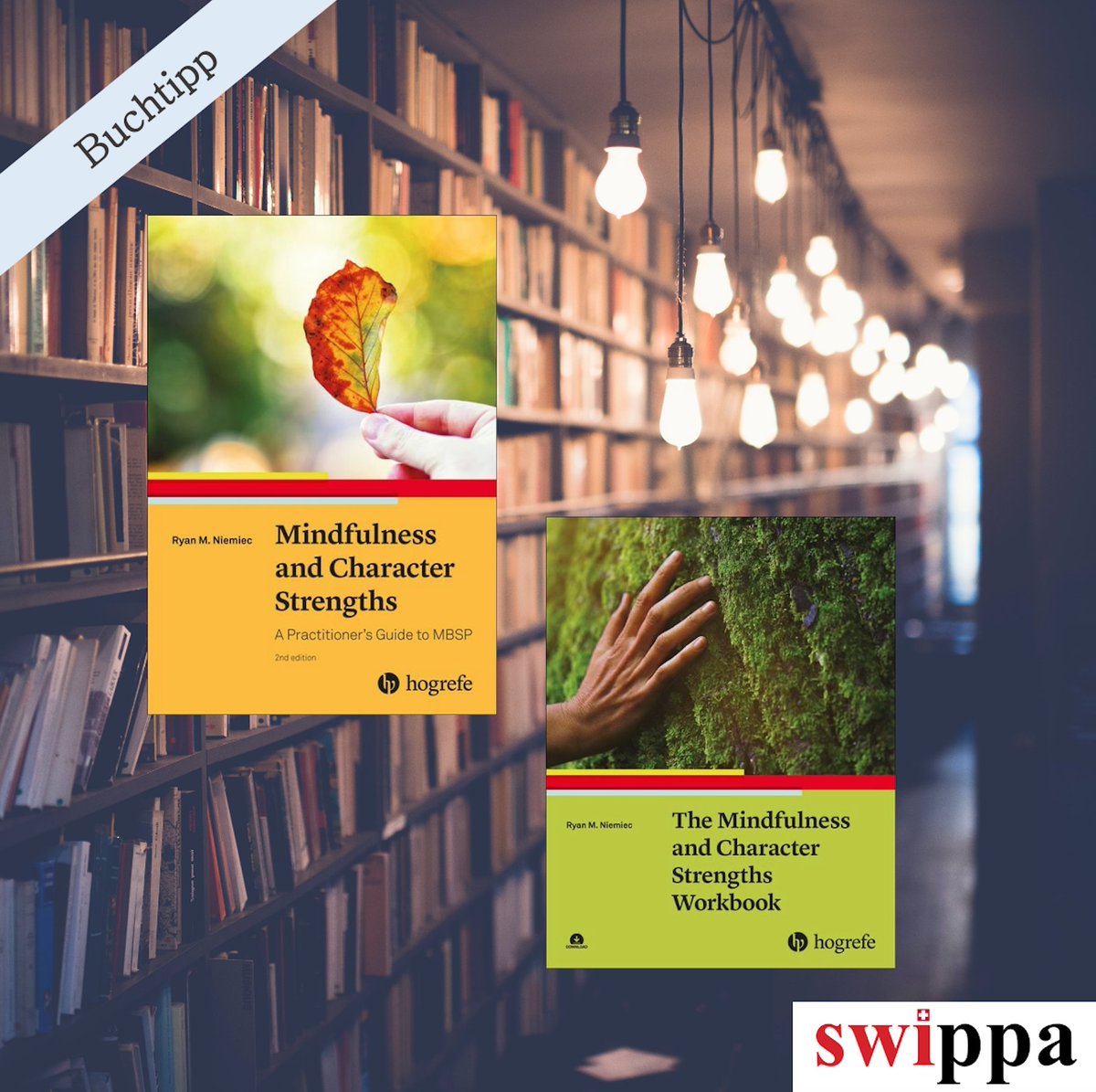 Unser Buchtipp für Euch:

Mindfulness and Character Strengths. A Practitioner's Guide to MBSP und The Mindfulness and Character Strengths Workbook von Ryan Niemiec, 2023.

Der ganze Beitrag findet Ihr auf unserem Blog (nur für SWIPPA Mitglieder zugänglich)

(Text: Thomas Mündle)