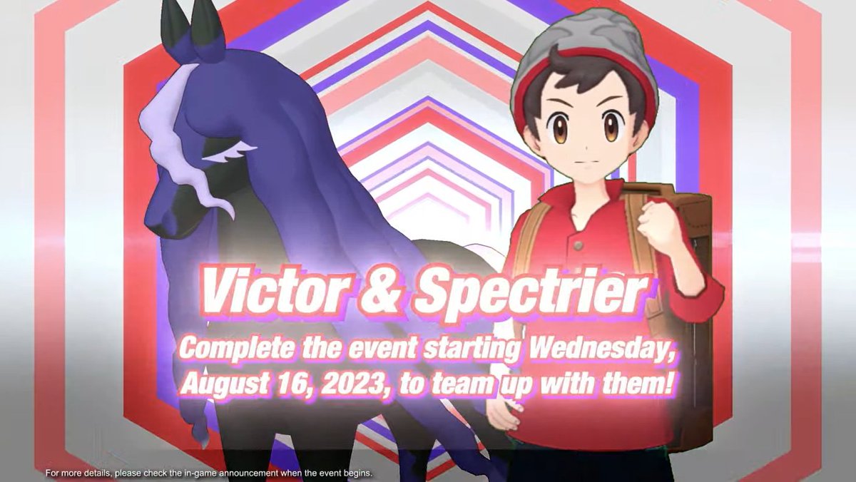 Serebii Update; Victor &amp; Spectrier will be added to Poké
on Masters EX on August 16th serebii.net