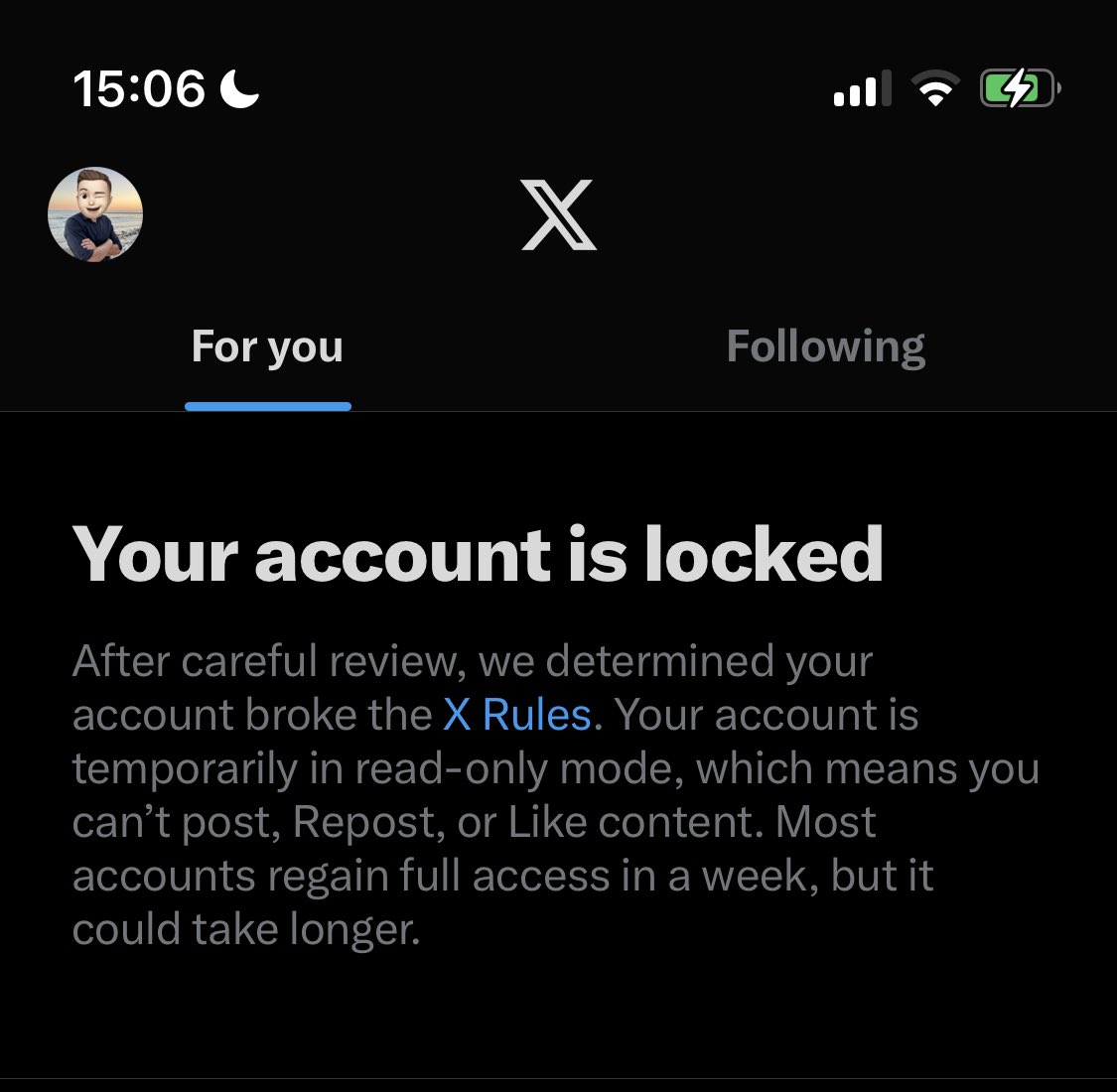 jorge23gg's tweet photo. Can somebody explain me why my other account @VividorInversor is locked?? Can't see that I violated any X term... I thought these things were over with @elonmusk #lockedaccount https://t.co/DpZIuxdx7d