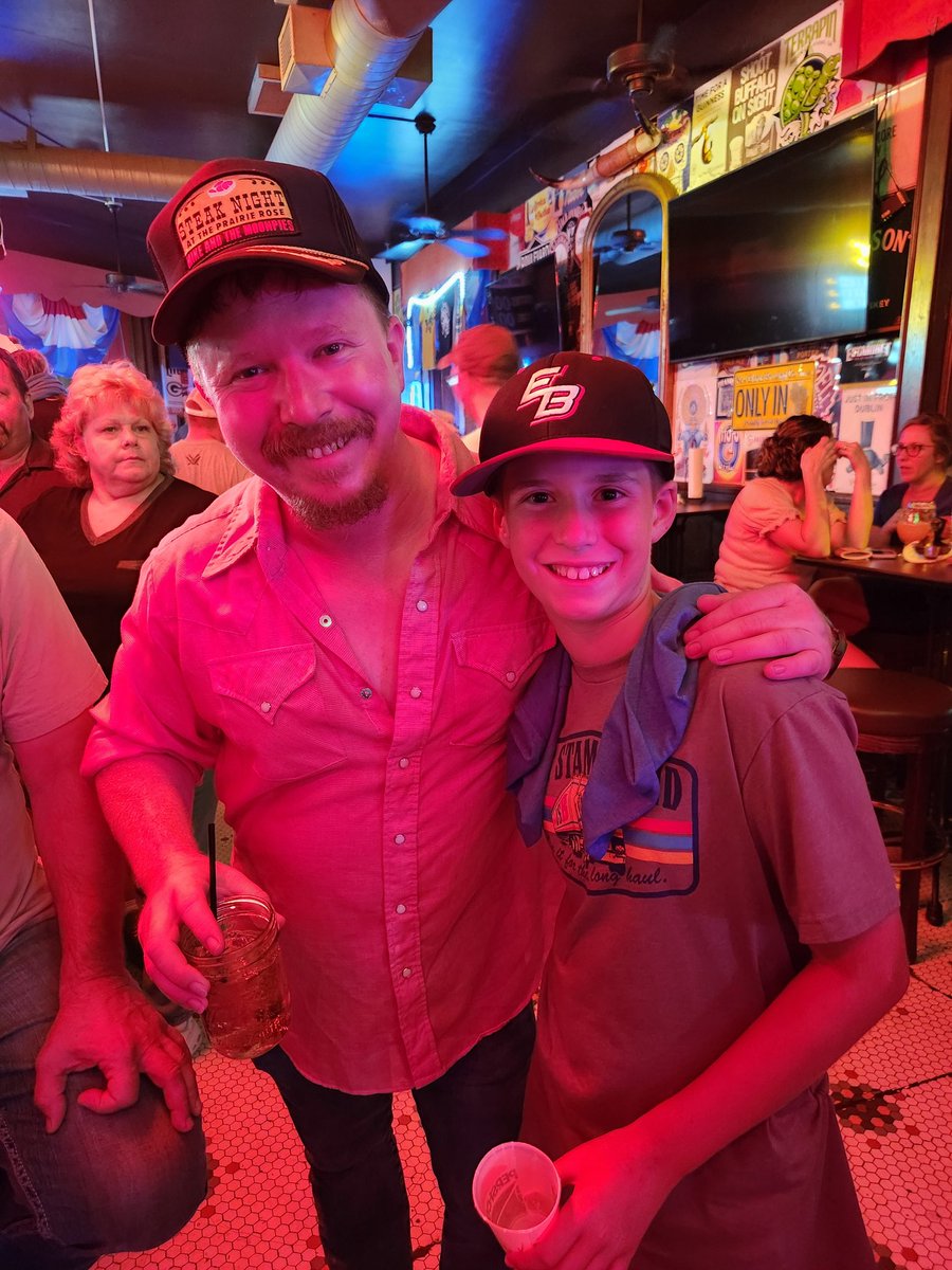 After the last two wildy, wonderful nights at the #ShowboatSaloon , I can say that #MikeAndTheMoonpies are when the boat is at its absolute best. On top of that #RobLeines impressed me with his energy,  style, & music. These were 2 legendary nights & I'm glad Luke Jr was with me.