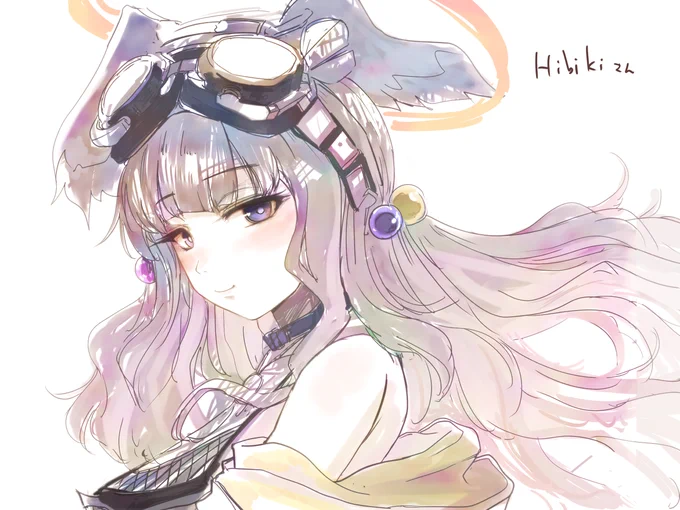  かなーり前に描いたやつですがヒビキって子は強いのでおすすめ、あと可愛いとても可愛い。 