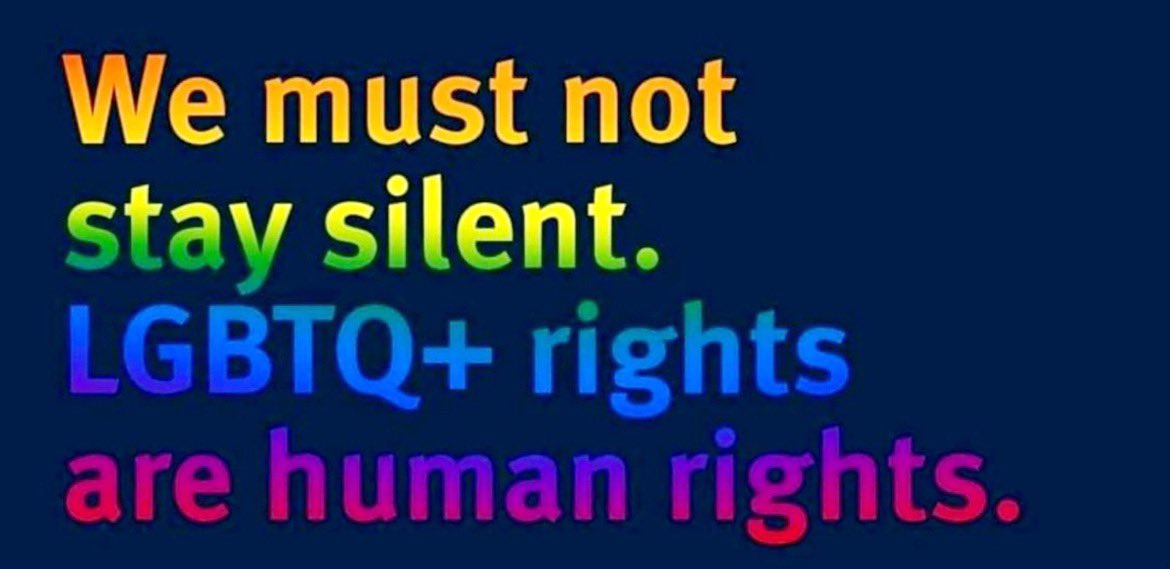 DrRonHolt's tweet photo. #LGBTQ+ rights are human rights. 

RT if you agree. 🏳️‍🌈 https://t.co/NOp4NYJ1Tz