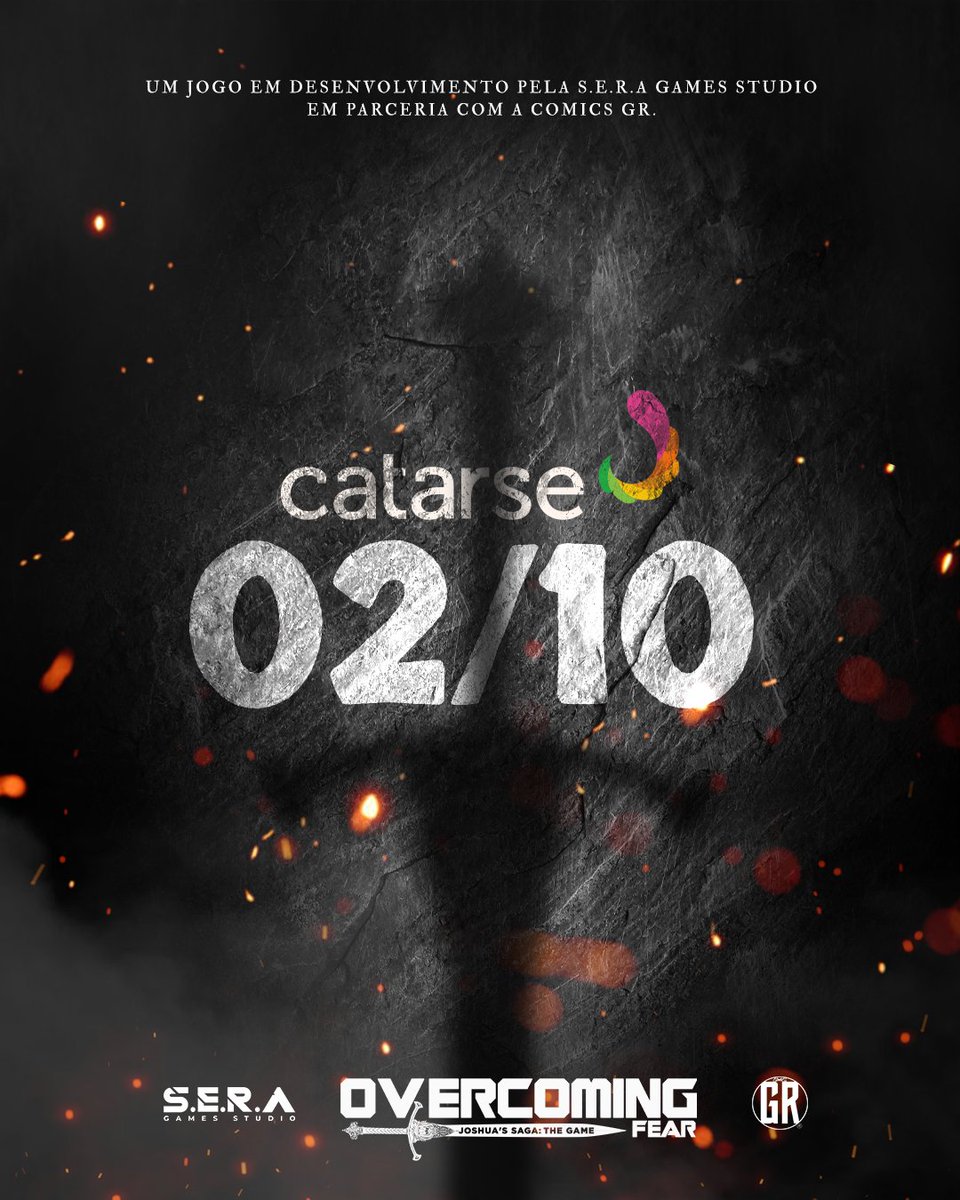 seragamesstudio's tweet photo. Agora é OFICIAL e já estamos contando nos dedos pra que chegue o dia 02 de OUTUBRO 2023 para que todos possam apoiar e dar vida à essa incrível história que veio direto da HQ Overcoming Fear - Joshua’s Saga 🗡️ @comicsgroficial e vai virar gameee 😍 #catarse https://t.co/v1snYS8siw