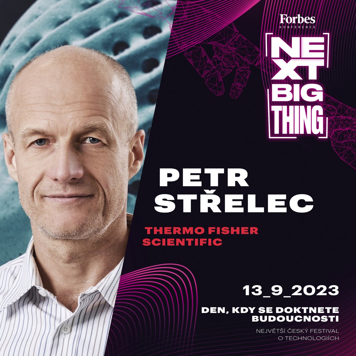 ForbesCesko's tweet photo. 🎟️ Early Bird Tickets na NEXT Big Thing jsou právě teď v prodeji! 👉 https://t.co/eW8FDxBog6
Už za 5️⃣ týdnů se uskuteční špičkový tech festival Forbes NEXT Big Thing 2023. Event je zaměřený na aktuální technologické inovace, futuristické vize, startupy a vědu. 🚀 #forbesnext https://t.co/mKixXUMs5o