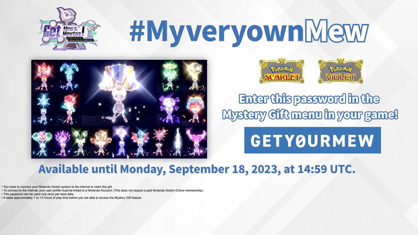 All Pokemon Scarlet and Violet Mystery Gift Codes (Working November 2022) -  GameRevolution