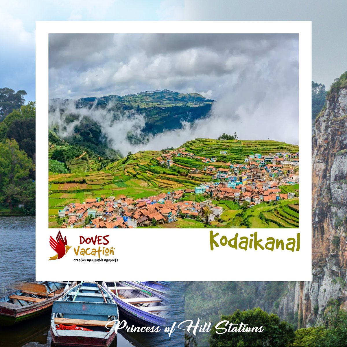 DovesVacation's tweet photo. Lost in the misty magic of Kodaikanal! Nestled amidst the lush greenery of the Western Ghats, Kodaikanal will steal your heart with its picturesque landscapes &amp; serene vibes. From mist-covered mountains to shimmering lakes, every corner of this hill station feels like a paradise. https://t.co/WTzhevvif7
