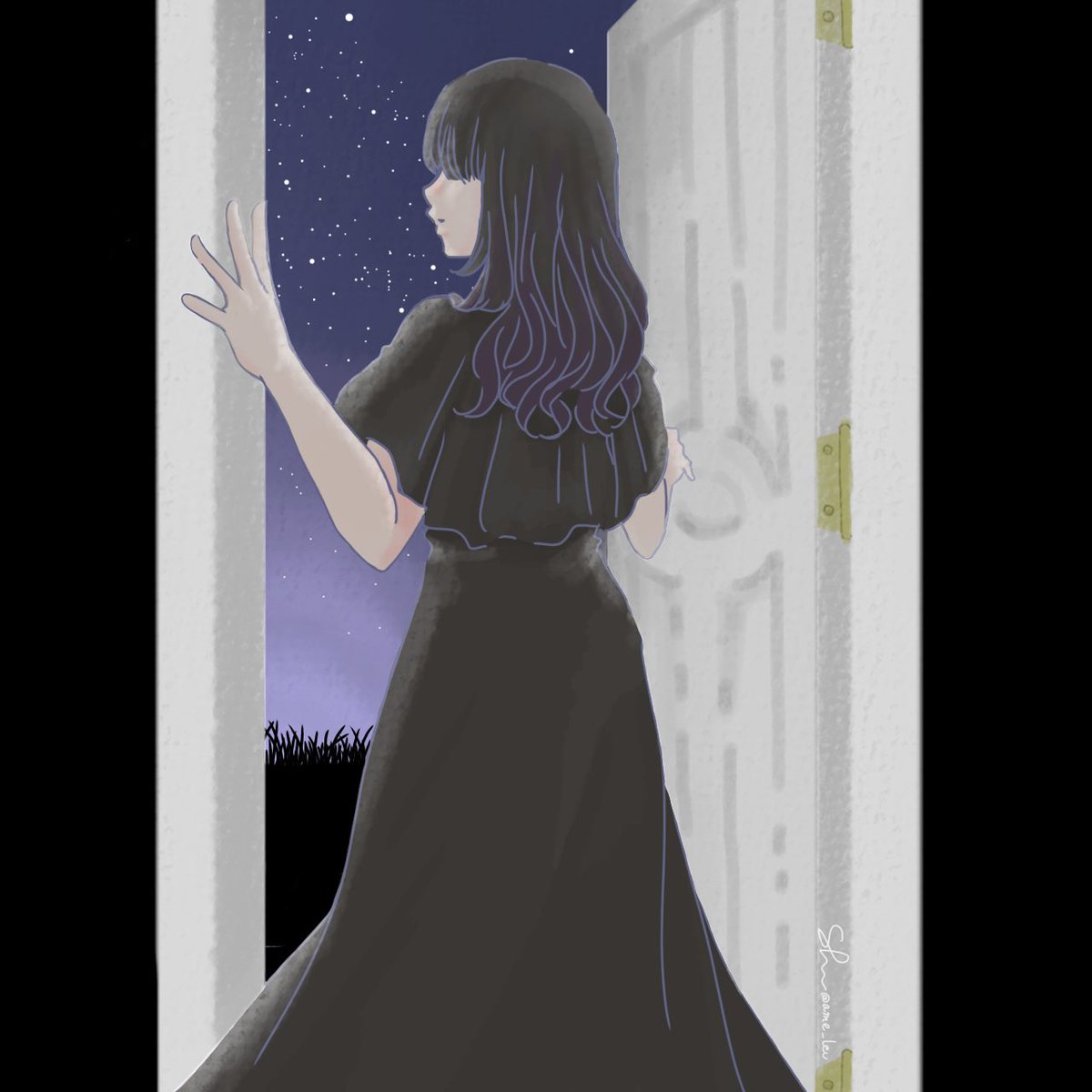 ame_lev's tweet image. いつでも&quot;あの夜&quot;に戻れる扉🚪
#Aimer_oad