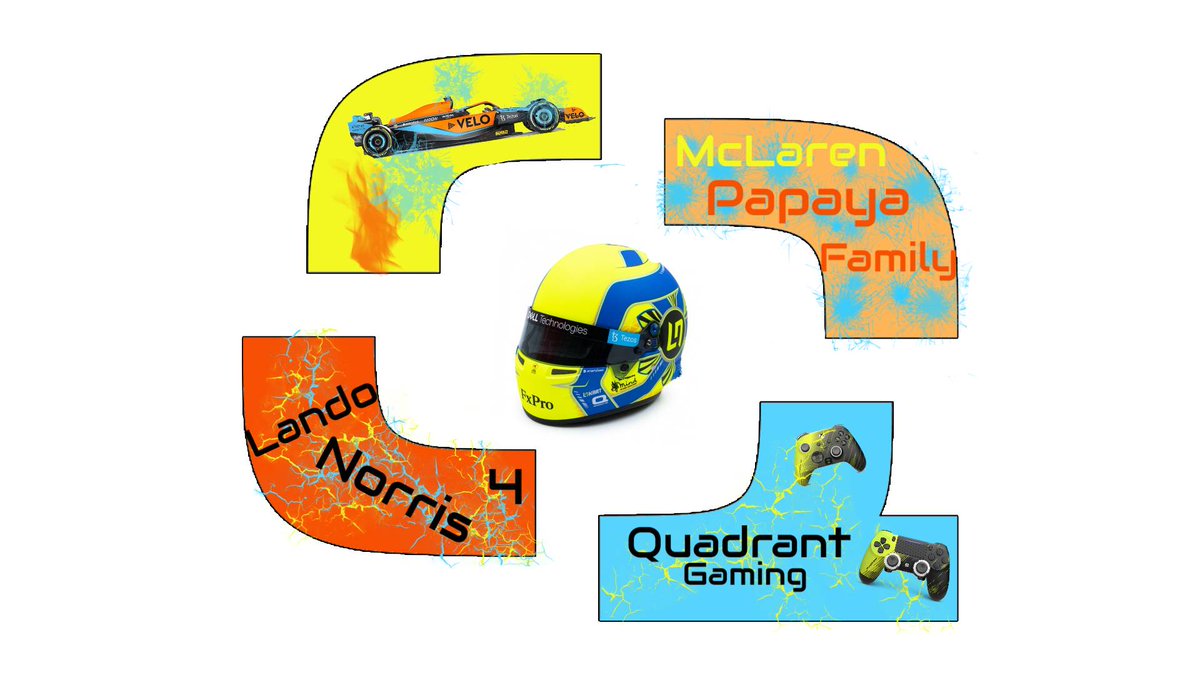 ITzMACKEM's tweet photo. @LandoNorris @Quadrant  #QUADhelmet https://t.co/5ncYHidwpy