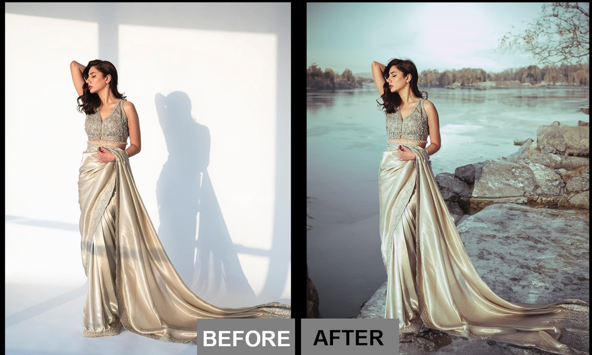 Pix_Editor_1's tweet photo. "Just like a painter uses different hues to evoke emotions, color grading in filmmaking adds depth and mood to scenes. 🎨🎬 It's the subtle art that turns a good film into a visual masterpiece. 🌟 #ColorGradingMagic #FilmArtistry - Mahira Khan #FilmmakingInsights" https://t.co/VIRIGwMIuX