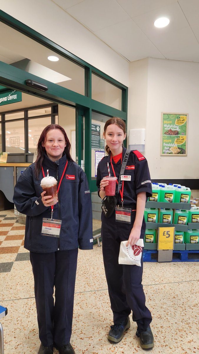 FireCadetsD8's tweet photo. Thank you to all the Cadets and Instructors who attended this weekend's fundraising at Morrisons Bescot
We raised an amazing £797.22 (plus around £60 in Euros/dollars which will be converted!!) 

Thank you!! ❤️🚒❤️

Will, Jamie, Lewis, Vicky and Cam
 Instructors Team https://t.co/bp1ovMDe0M