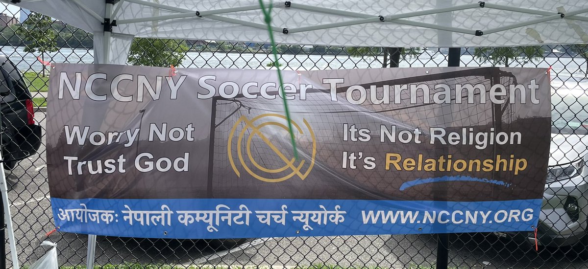 Pastor Silvanus-Global Mission Church of New York. key organizer of annual soccer tournament on Randalls Island. Of 23 teams in tournament only 2were Christian. Major evangelistic event of his church. Thank you Pastor Silvanus for your creativity is sharing the gospel in NYC