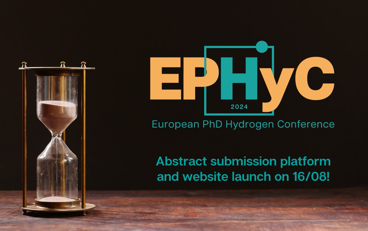 EPHYC2024's tweet photo. 📢 Countdown alert! ⏳In just 7 days, our abstract submission platform for the most 'epic' conference of 2024 will go LIVE! 🚀

Keep an eye on updates here or make sure you add your email to our list: https://t.co/3C7qGHr73L

#EPHyC2024 #EuropeanPhDHydrogenConference #launchalert https://t.co/vXkOUoAVMY